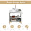 Ensemble de meuble-lavabo simple 30 po blanc moderne