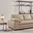 124" Wide Leather Match Sofa & Chaise-112014222-32041407