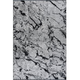 Rapture Abstract Flatweave Silver Gray/Black Area Rug