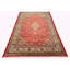 Tapis traditionnel rose en laine noué à la main 9 pi 4 po x 13 pi 2 po