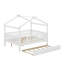 Wooden House Bed With Trundle-351713180-351713179