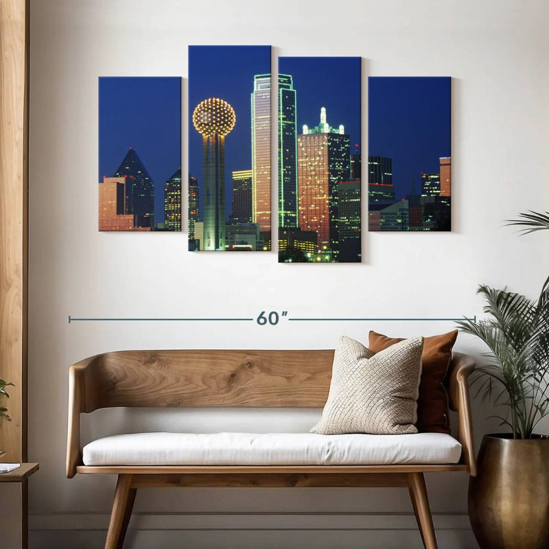 Lumières de l'horizon Sireci Dallas, H 32 po x l 52 po