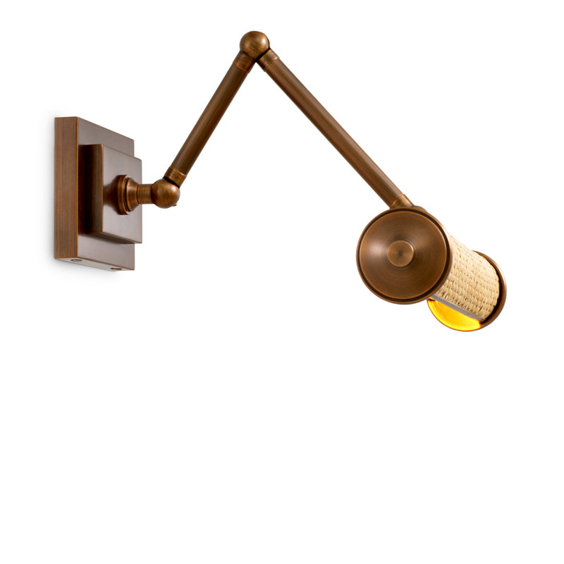 Luca 2 - Light Swing Arm, 3.35" H x 11.61" W x 14.57" D