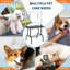 Table de toilettage pour chien, table de toilettage pour chien à la maison avec une capacité de poids statique de 330 lb | Comprend un porte-jarretelles et un plateau à mailles | pour petits / grands chiens à la maison-121119123
