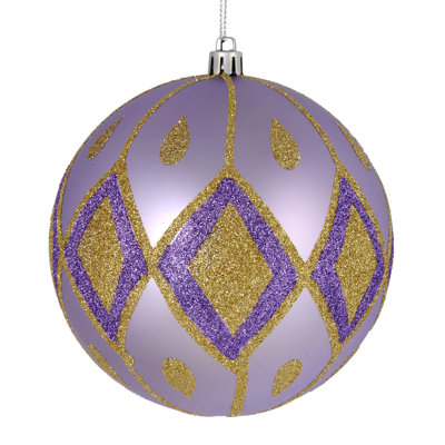 Matte Glitter Diamond Ball Ornament