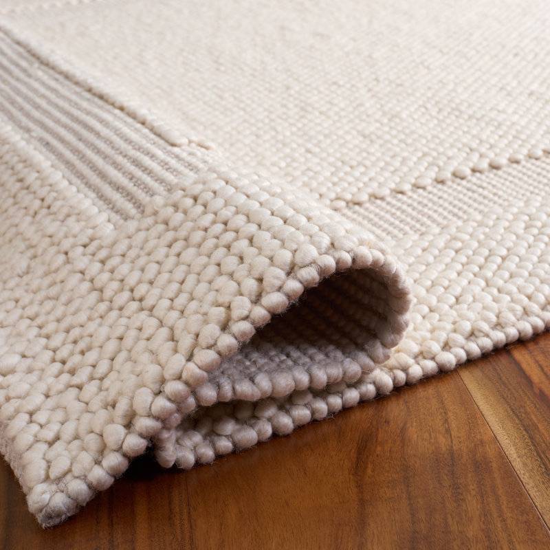 Laine tissée à la main Natura Coton Tapis d'intérieur recyclé P.E.T, Tapis de couloir 2 pi 3 po x 8 pi