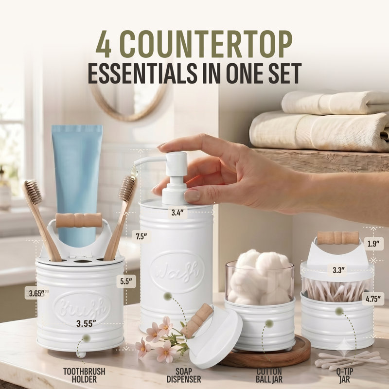 Marylise Bathroom Accessory Set