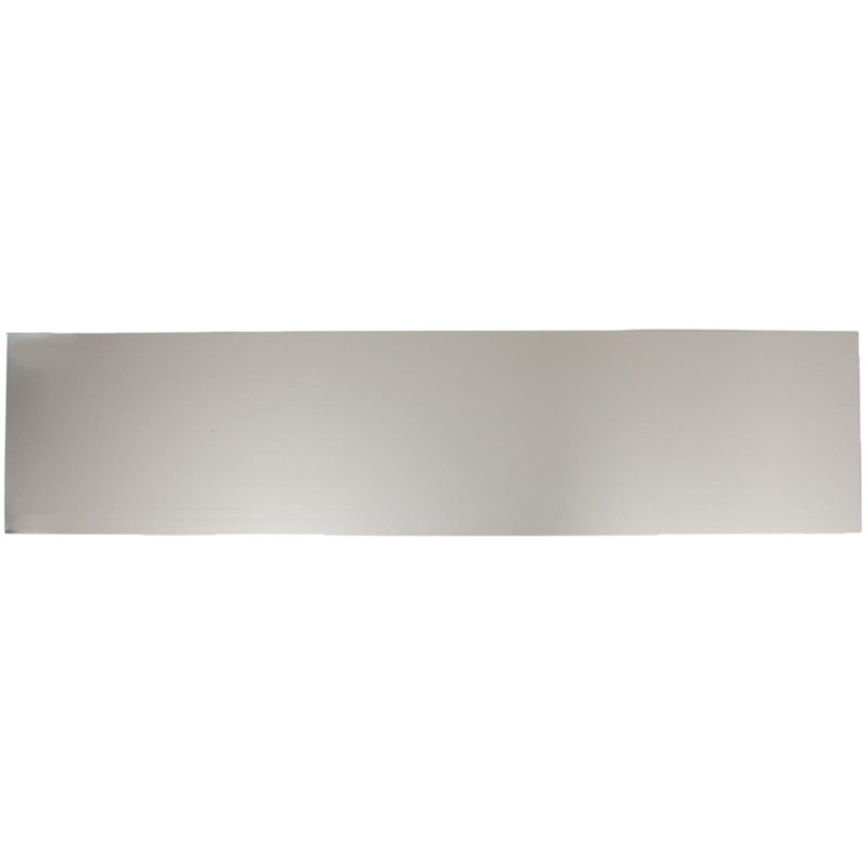 Plaque de coup de pied magnétique, quincaillerie By Stone Harbor, L 34 po x P 8 po, Nickel satiné