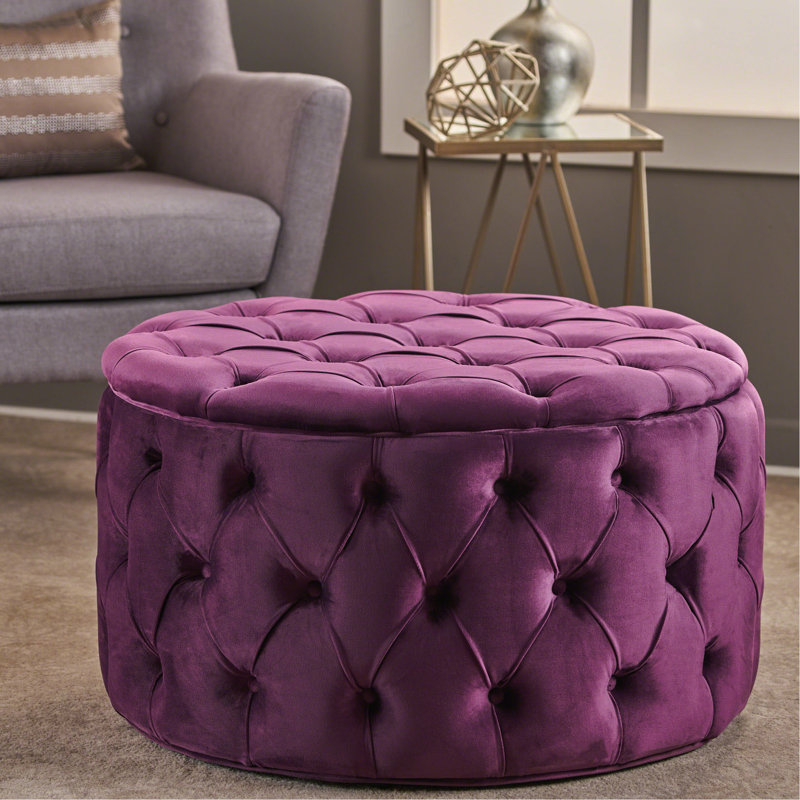 Velours fuchsia moderne avec accoudoirs luxueux