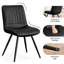 Chaise rembourrée en similicuir-1881953460