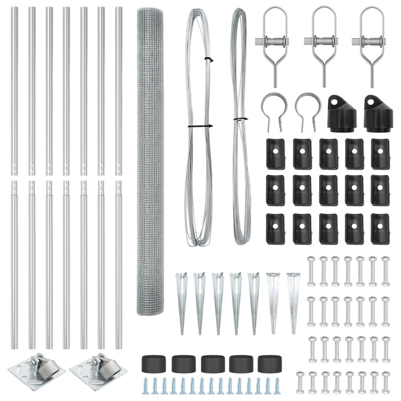 Steel Fencing Kits, 150cm H x 1000cm W