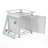 20.5'' Square Aluminum Fire Pit Accessory-1261955217