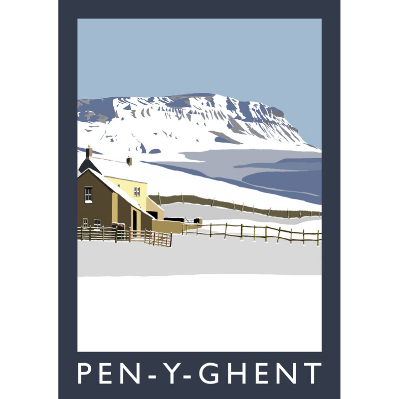 Pen-Y-Ghent 1 Piece Wall Art, 40 cm H x 30 cm W x 1 cm D, No Frame