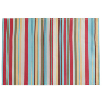 Holl Cotton Striped Rectangle Placemat