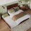 Grand lit plateforme en bois massif Amison-2070483593