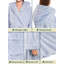 Peignoir 100% molletonné en microfibre de polyester de qualité supérieure avec poches et capuche-95191759-95191765