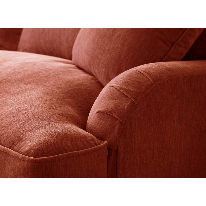 Galilee Chaise Sofa, Right Hand Facing, Apricot