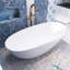 Baignoire de trempage autoportante en acrylique 65 po. X 29,5 po.