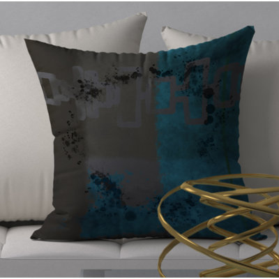 Abstract Throw Pillow