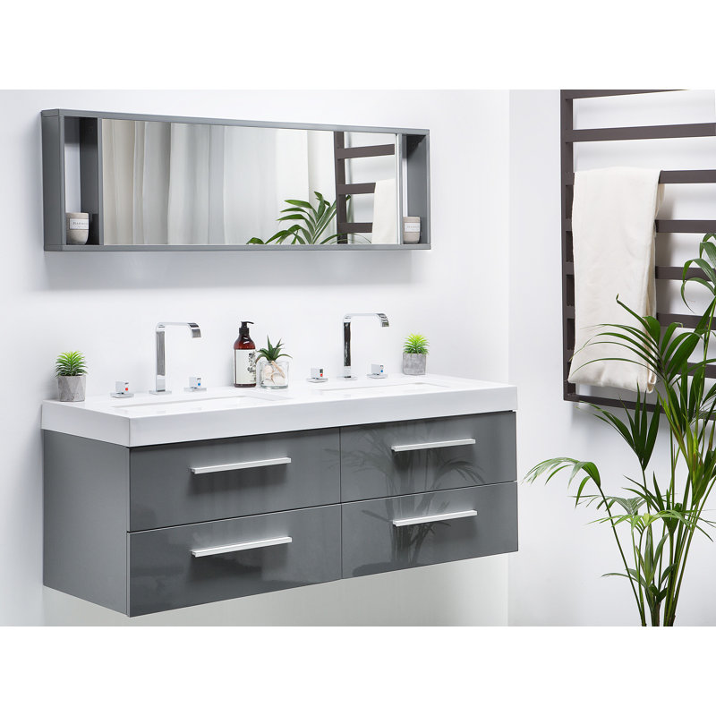 Shepton Vanity & Mirror Set