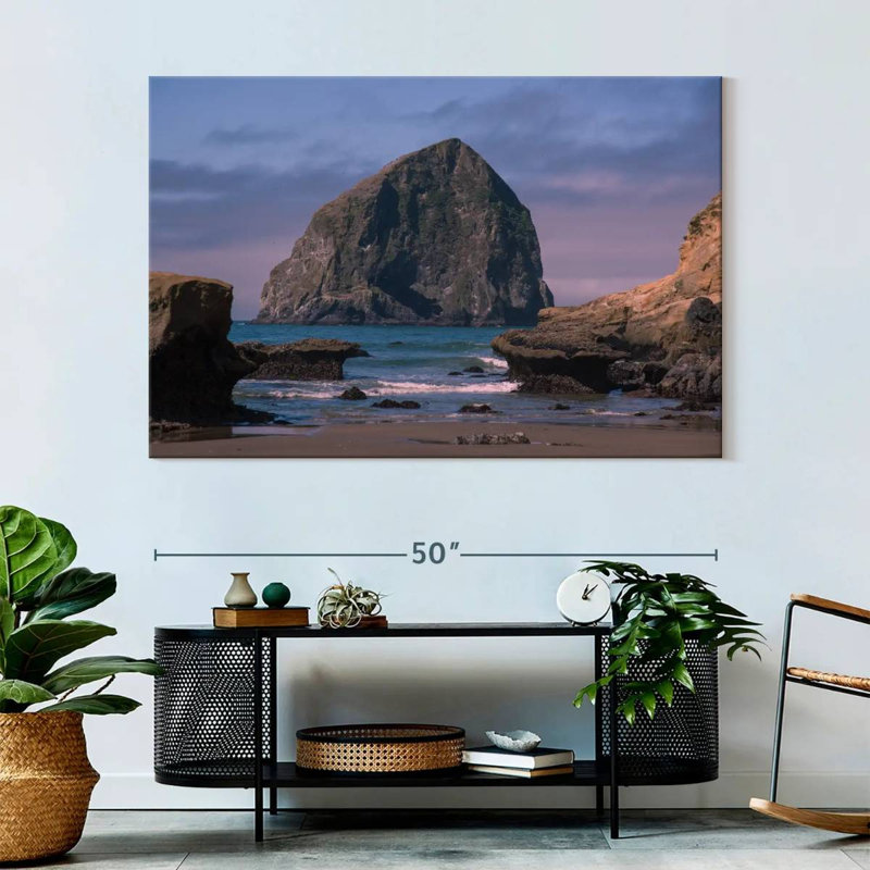 Gillard Oregon Haystack Rock, 34" H x 51" W