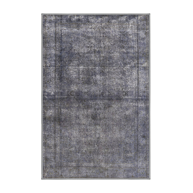 Tapis gris Ishee, Rectangle 4 pi x 6 pi