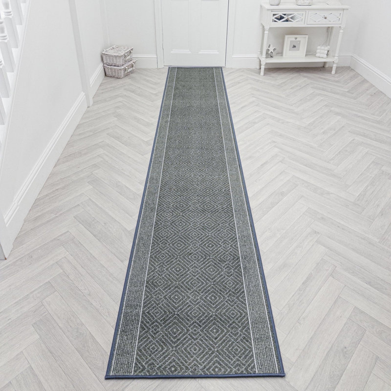 Runner Geometric Machine Tufted Area Rug, Runner 66 x 150 cm