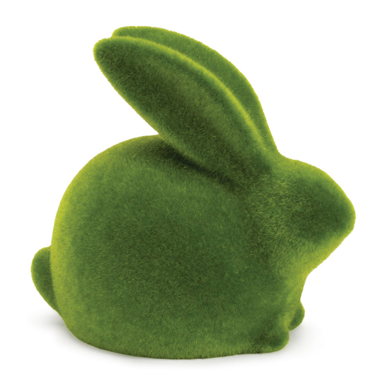Figurine de lapin en terre cuite Mossy (ensemble de 2)