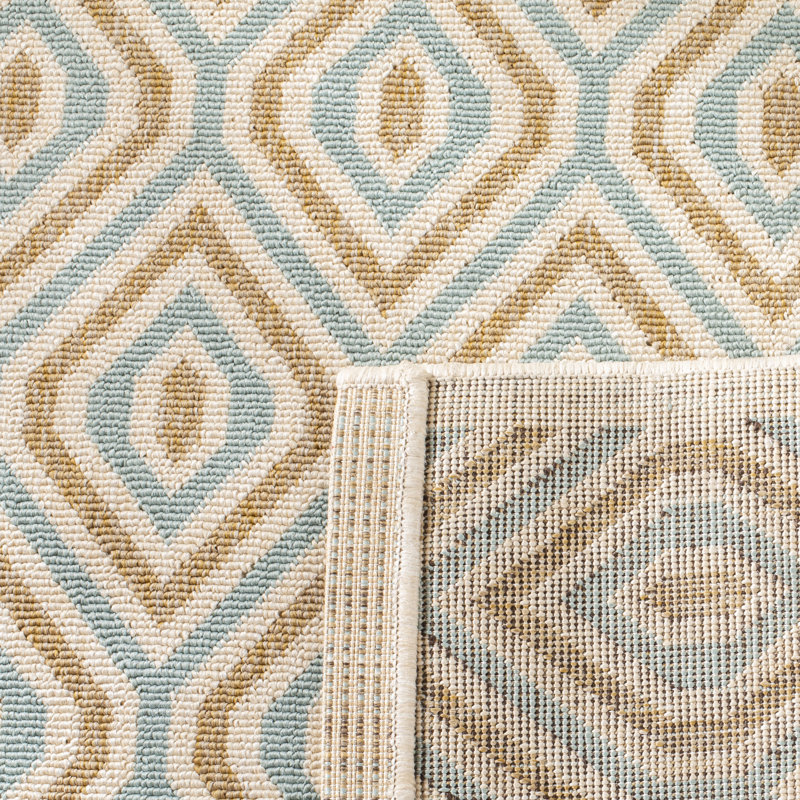 Amatia Performance Geometric Indoor/Outdoor Area Rug, Rectangle 5'3" x 7'7"