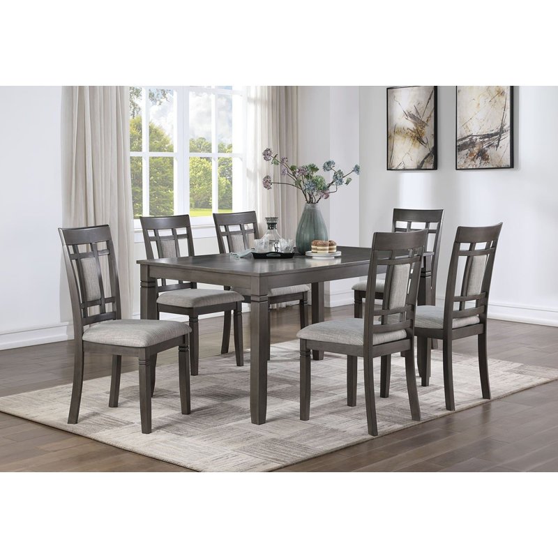 Dalores 6 - Person Four Leg Dining Set