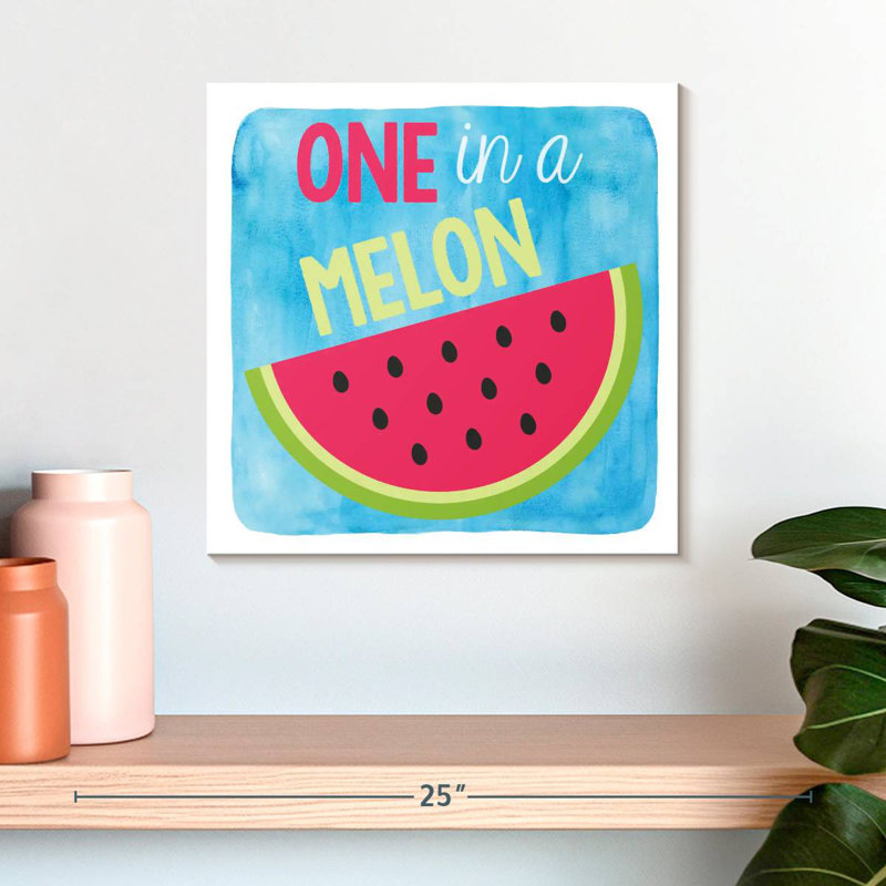 Ketti Melon Puns, 16" H x 16" W