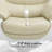 360° Swivel Genuine Leather Recliner Chair with Ottoman, Adjustable Backrest Accent Chair for Living Room-976074835