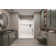 60" x 32" 4-Piece Direct-to-Stud Alcove Shower Wall Kit With Shower Base Combo in White