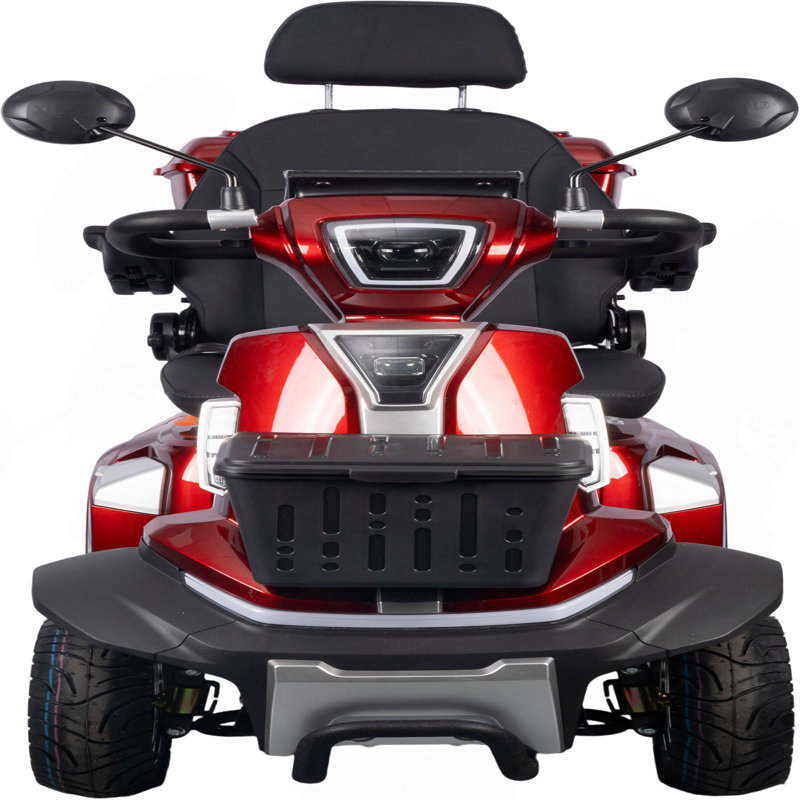HS4W-B1R-1 Scooters à 4 roues robustes pour personnes âgées et adultes