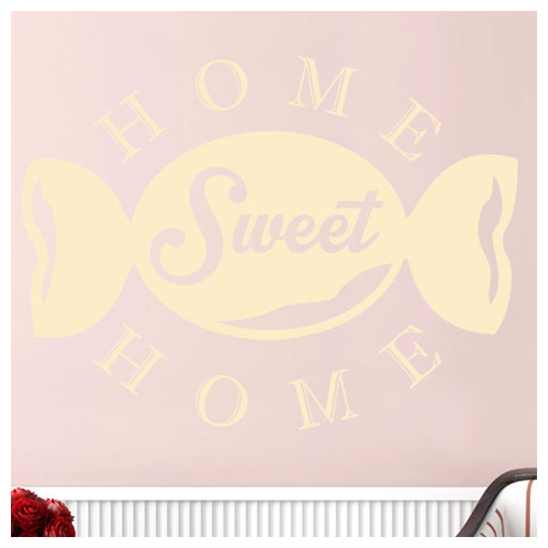 Non-Wall Damaging Wall Decal, Beige, Large