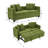 78" Upholstered Folding Day Bed-1893420367
