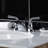 Kingston Brass Restoration Two-Handle 3-Hole Deck Mount 4" Centerset Bathroom Faucet with Plastic Pop-Up-66069162