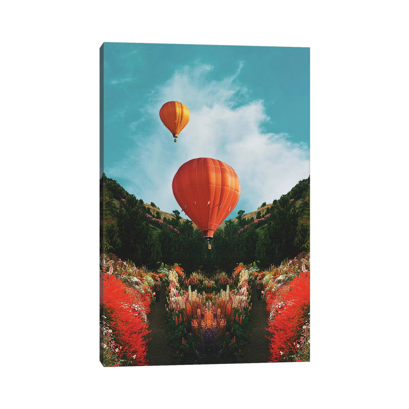 Hot Air 1 Piece Wrapped Canvas Painting, 20.32 cm H x 30.48 cm W