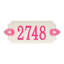 Sofia 1-Line Personalized Wall Address Plaque-400802894-400802890
