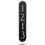 Oblong 4-Line Wall Address Plaque