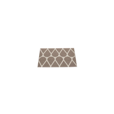 Otis Geometric Area Rug in Dark Mud/Beige