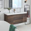 Meuble-lavabo mural simple avec plateau en résine Scottsburg-1273782166