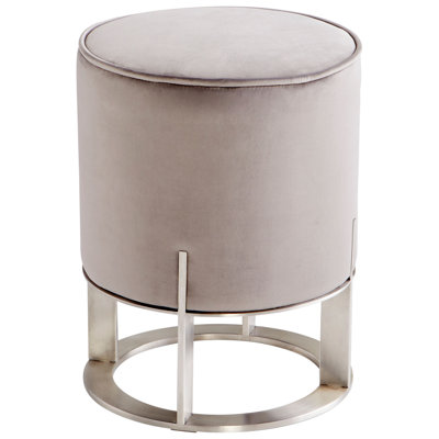 Mr. Winston Stainless Steel Accent Stool