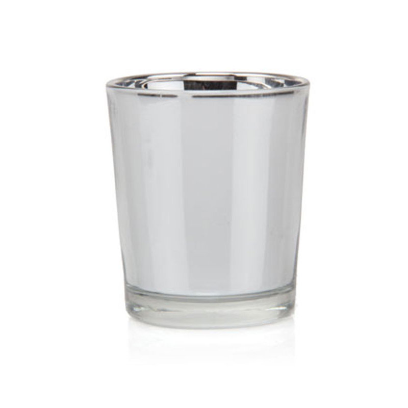 2.5cm Metal Tabletop Votive Holder, Silver