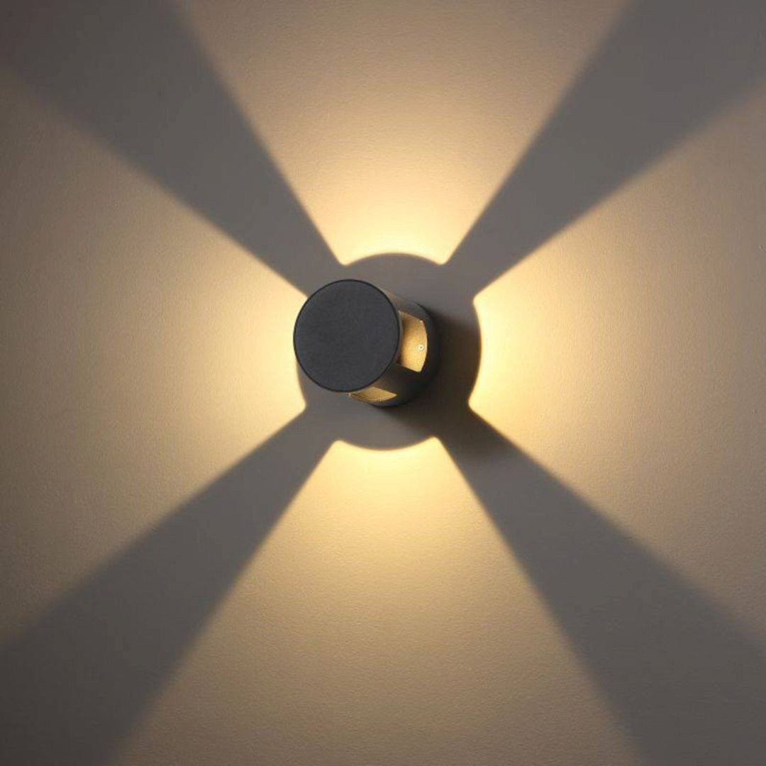 Rackhams Black/Light 12 Watt Decorative Outside Wall - Image 2