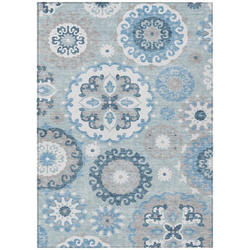  Ferrand Non-Slip Indoor / Outdoor Door Mat, Rectangle 1'8" x 2'6"