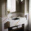 Lavabo de salle de bain rectangulaire encastré en métal avec trop-plein Iron Plains-13237553
