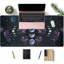 Tapis de souris Celestial Moon Phases grand tapis de bureau mauve Forest