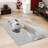 Arabesque Trellis Pattern Non Woven Soft Print Rug Ideal for Cosying Up Your Living Space-114321037