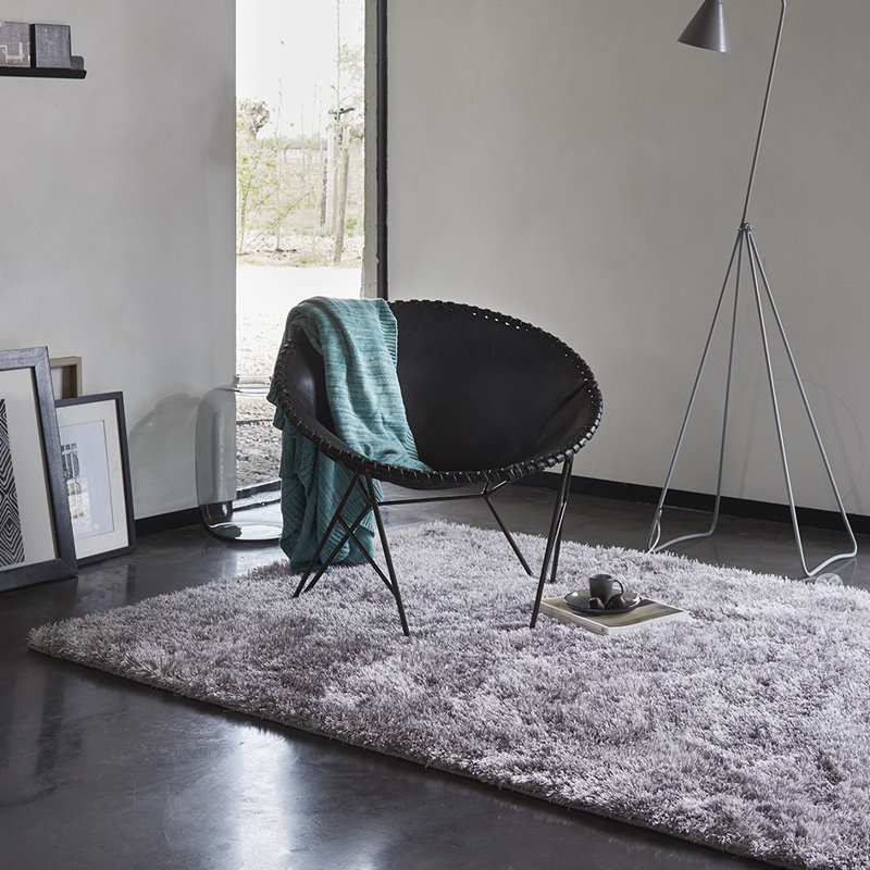 New Glamour Solid Colour Area Rug, Rectangle 170 x 240cm